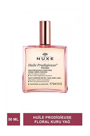 Huile Prodigieuse Floral - Yüz,vücut,saç Için Besleyici,yumuşatıcı Çok Amaçlı Kuru Bakım Yağı 50ml