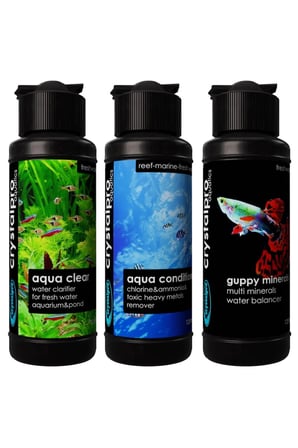Guppy Lepistes Balıkları Için Üçlü Bakım Seti 3x125ml