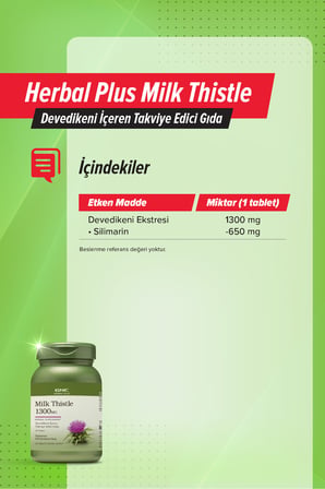 HERBAL PLUS MILK THISTLE - 30 TABLET