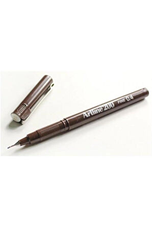 Fineliner 0.4 Mm Koyu Kahverengi Ek 200n 12'li Paket /