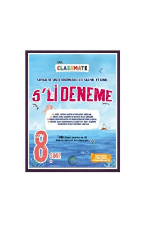 8. Sınıf LGS Classmate 5'li Deneme Okyanus 2024