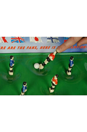 3+ Yaş Futbol Oyunu Masa Maçı Langırt Büyük Boy 9x39x58 Dünya Kupası Yeşil