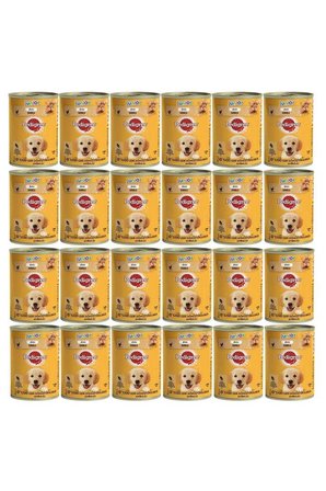 Pedigree Tavuklu Yavru Konserve Köpek Yaş Mama 400 G x24