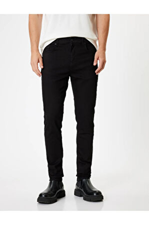 Standart Bel Skinny Fit Kot Pantolon - Michael Jean