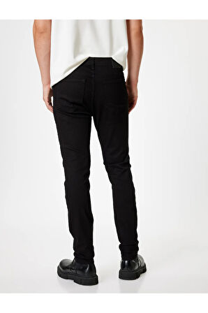 Standart Bel Skinny Fit Kot Pantolon - Michael Jean