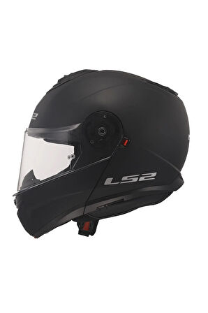 STROBE 2 MAT SİYAH ÇENE AÇILIR KASK-BEDEN - XL