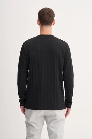 Premium Kalın Jakarlı Interlok Regular Fit Sweatshirt-53950