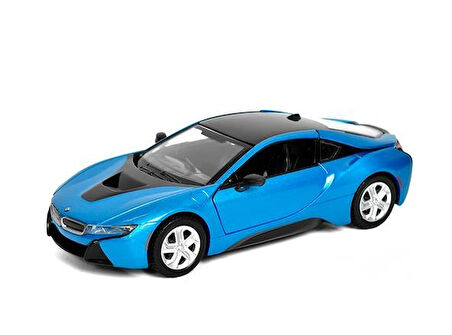 Vardem Koleksiyon 1 / 24 2018 BMW İ8 Couple Mavi Model Metal Araba