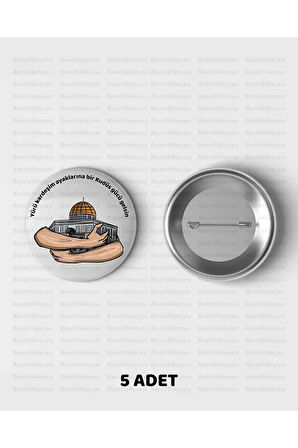 Yeni Filistin Temalı Yeni Rozet Model 5 CaminhoRozet