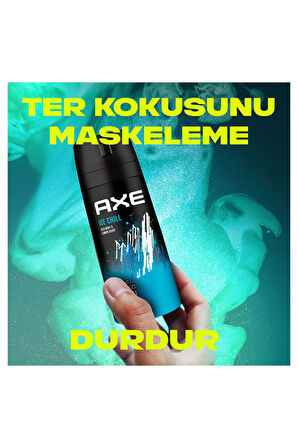 Axe Erkek Deodorant & Bodyspray Ice Chill 48 Saat Etkileyici Koku 150 ml X3 Adet