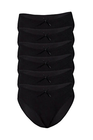 Özten Kadın 6'lı Paket Bambu Bikini Külot