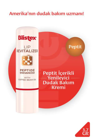 Lip Revitalizer Yenileyici,Nemlendirici, Dolgun Görünüm Destekleyici Peptit İçeren Dudak Kremi 3.7gr