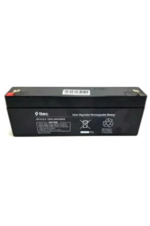 12V 2.3Ah Bakımsız Kuru Akü (Yatay)