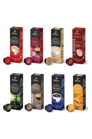 Cafissimo 8'li Kapsül Kahve Seti 8x10 Adet (80 Kapsül)