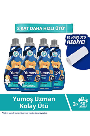 Yumoş Uzman Kolay Ütü Konsantre Yumuşatıcı 4x1200ml