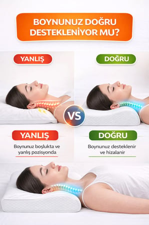 Medikal Ortopedik Boyun Destekli Ergonomik Boyunluk