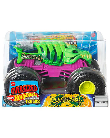Hot Wheels Monster Trucks Oversized Skelesaurus Metal Araç JDP98