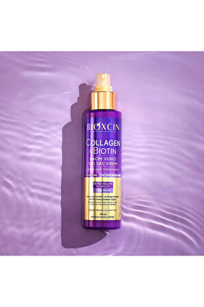 İnce ve Seyrek Saçlar İçin Collagen & Biotin İçeren Saç Bakım Seti (Şampuan - Sıvı Saç Kremi)