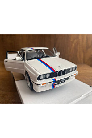 Bmw M3 Serisi Diecast Model Metal Araba 1988 Bmw 3 Serisi Diecast Bmw E30 Beyaz Model Araba