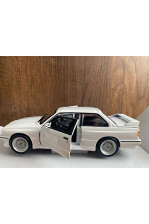 Bmw M3 Serisi Diecast Model Metal Araba 1988 Bmw 3 Serisi Diecast Bmw E30 Beyaz Model Araba