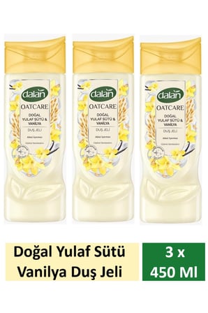 Duş Jeli Oatcare Yulaf Sütü Ve Vanilya 450 Ml x 3 Adet