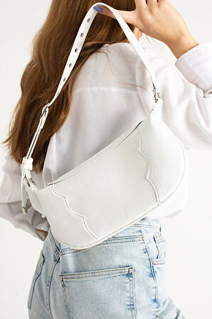 Omuz çantası  baget zımbalı çanta