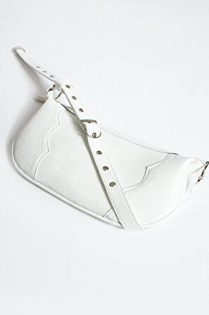 Omuz çantası  baget zımbalı çanta