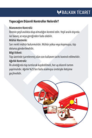 Köpüklü Yangın Tüpü 4 Yıllık Ruhsata Uygun