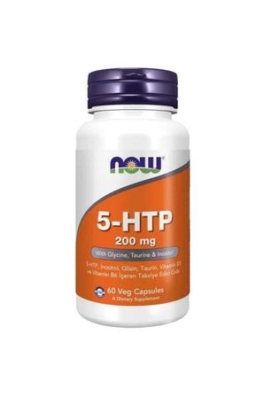 Now Foods 5-HTP 200 mg 60 Kapsül