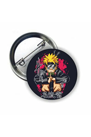 Naruto Anime Buton Rozet