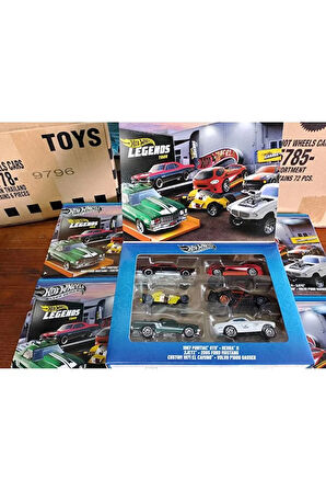 Legends Silver Serisi 6 lı Özel Paket Arabalar JBY78