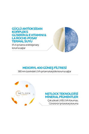 La Roche Posay Anthelios Uvmune Fluid SPF+50 Tüm Ciltler İçin Yüksek Korumalı Renkli Yüz Güneş Kremi 2 Adet