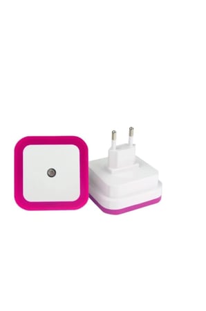 Modern Sensörlü Mini Led Gece Lambası Led Spot Pembe