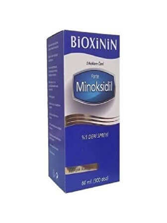 Bioxinin Forte %5 Deri Spreyi 60 ml YENİ AMBALAJ