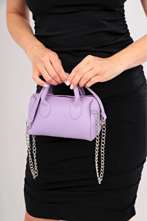 Kadın el ve omuz çantası mini şık tasarımlı