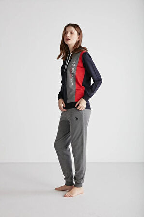 . Voem Kadın Lacivert Kapşonlu Pijama Takımı 16940