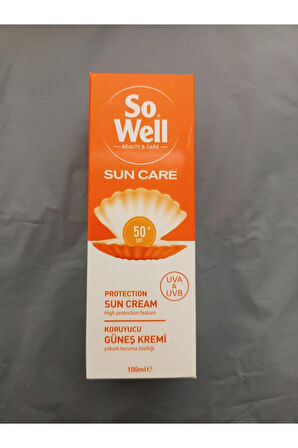 So Well Güneş Kremi Spf50+ 100 Ml.