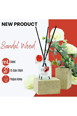 Sandal Ağacı Eko Çubuklu Oda Kokusu - Kokulu Çubuk 50ml