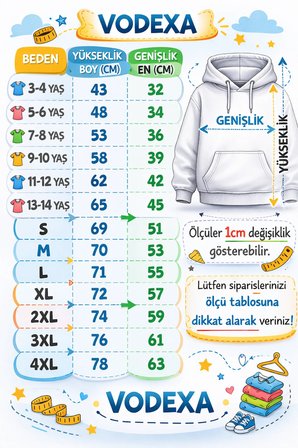 Çocuk Erkek Kapüşonlu Takım KALECİ 3 İplik Şardonlu Sweatshirt - Eşofman Takım
