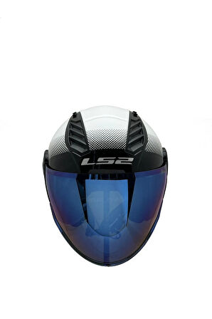 AIRFLOW 2 RUSH BEYAZ-MAVİ-KIRMIZI KASK