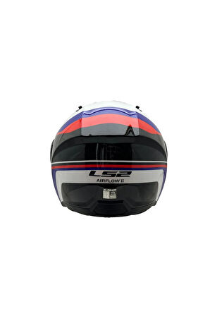 AIRFLOW 2 RUSH BEYAZ-MAVİ-KIRMIZI KASK