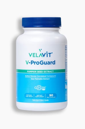 V-Proguard - Aktif Heksoz Korele Bileşik ve Saw Palmetto İçeren Takviye Edici Gıda