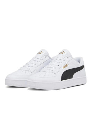 PUMA 39229003 CAVEN 2.0 WHITE BLACK GOLD UNİSEX SPOR AYAKKABISI