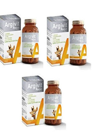 Argivit Focus 30 Tablet 3 Adet