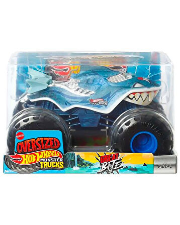 Hot Wheels Monster Trucks Oversized Great Bite Metal Araç JCC89