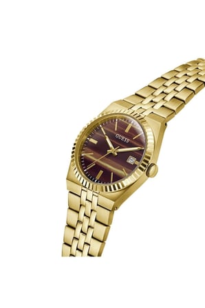 Guess GW1129G2 Erkek Kol Saati Altın Rengi Çelik Quartz 39 mm Kahverengi Kadran