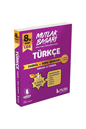 Mutlak Başarı 8. Sınıf Türkçe Fasikül Soru Bankası