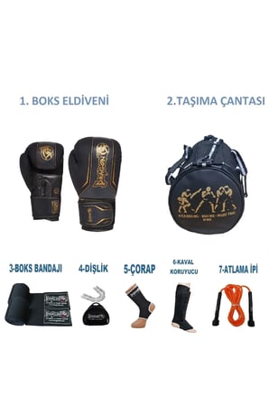 Gifttoom, Kıck Boks Eldiveni Çantalı antrenman Seti Boxing, Dragon Legacy Boks Eldiveni ve Ekipmanı tamset