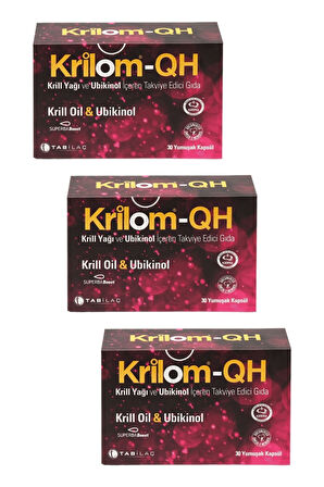 Krilom QH 30 Yumuşak Kapsül 3 Adet