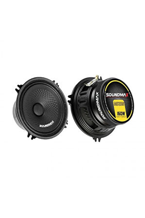 Soundmax Sx-m52bn Oto Hoparlör160Wat 80W Rms 13Cm Midrange Hoparlör